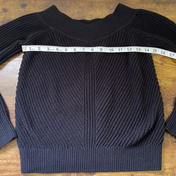 Abercrombie & Fitch Black Thick Long Sleeve Pullover Sweater - Picture 5 of 10